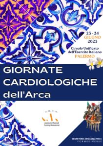 CREDITI FORMATIVI A.R.C.A. - ASSOCIAZIONI REGIONALI CARDIOLOGI AMBULATORIALI, Provider n° 1134, ha inserito nel programma formativo 2023 il Congresso "GIORNATE CARDIOLOGICHE DELL'ARCA" .ID n° 1134 - 3B4956. Crediti Formativi assegnati: 6,3, L'accreditamento è rivolto alla figura professionali di Medico Chirurgo con le specializzazioni di seguito Indicate: Angiologia, Cardiologia, Cardiochirurgia. Geriatria. Malattie metaboliche e diabetologia, Malattie dell'apparato respiratorio, Medicina interna, Medicina dello sport, Nefrologia, Medicina generale (medici di famiglia). Per conseguire 1 crediti formativi è necessario: essere speciaJizzati, esclusivamente, in una delle figure professionali e discipline accreditate; esito positivo del questionario di apprendimento {soglia di risposte corretta non Inferiore al 75°/o); compilazione completa e leggibile della documentazione; presenza effettiva non Inferiore al 90% della durata dell'evento. Sarà operativo un servìz.io di rilevazione elettronica delle presenze effettuato attraverso un dispositivo di monitoraggio ingresso/uscita Al momento della registrazione presso la segreteria, i partecipanti riceveranno un badge elettronico: il passaggio attraverso Il rilevatore registrerà l'effettiva presente. OBIETIVO FORMATIVO Numero 2: Linee Guida - Protocolli - Procedure QUOTA ISCRIZIONE €4B0,00􀃙IVA